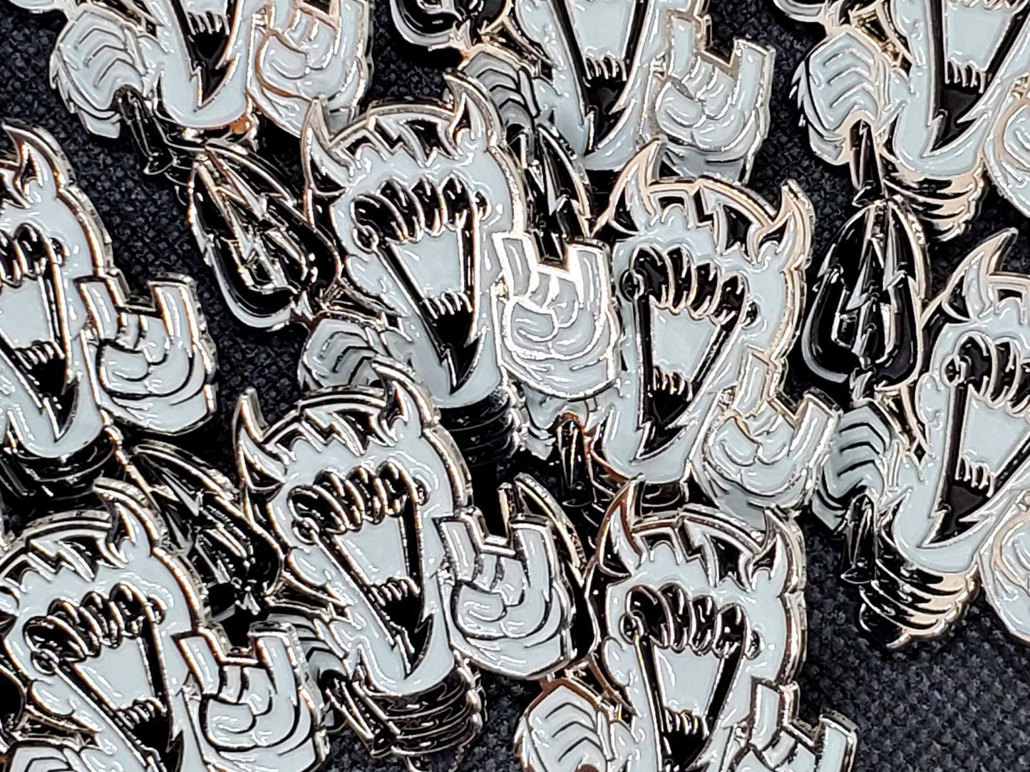 Bad Idea Black Metal Pin