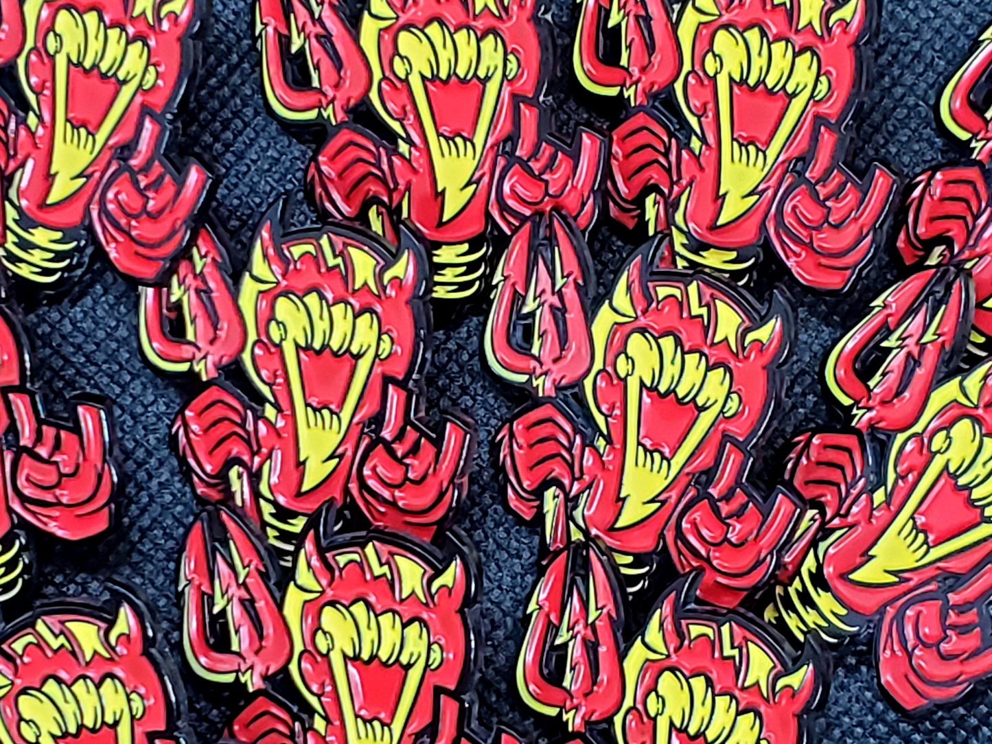 Glow in the Dark Bad Idea Devil Pin