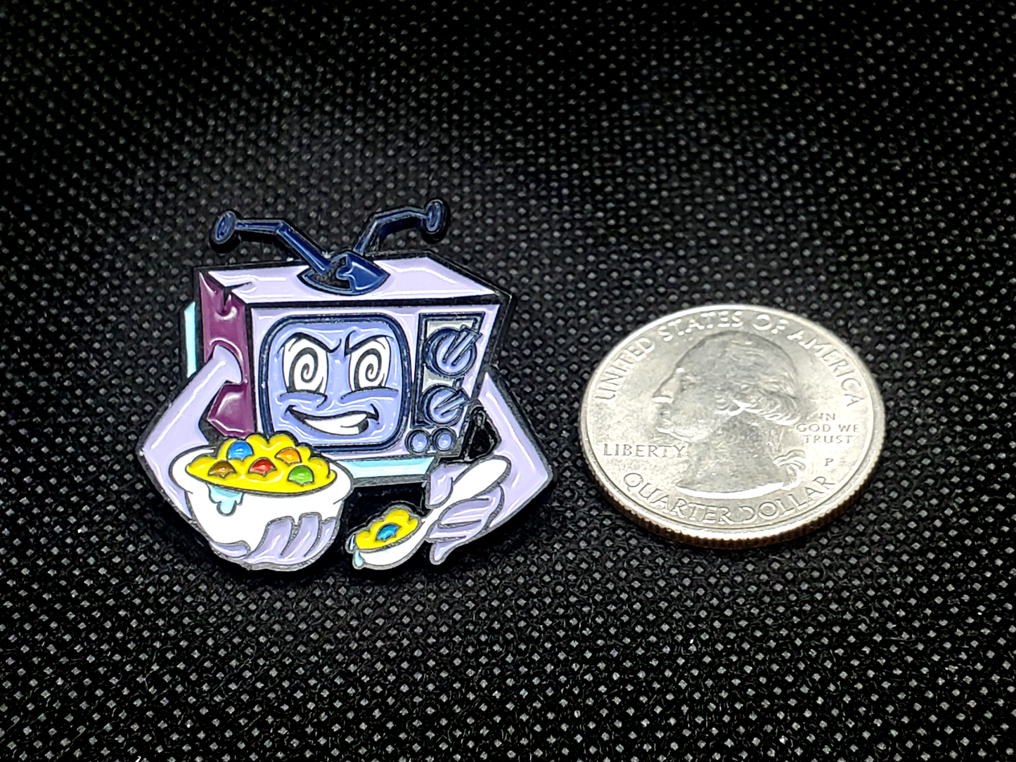 GLOW IN THE DARK TV and Cereal _Springfield Colorway