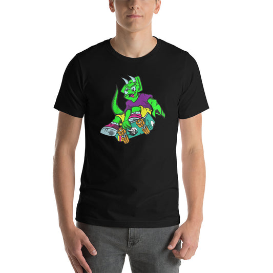 Xtreame-O-Saurus Triceratops Skater T shirt