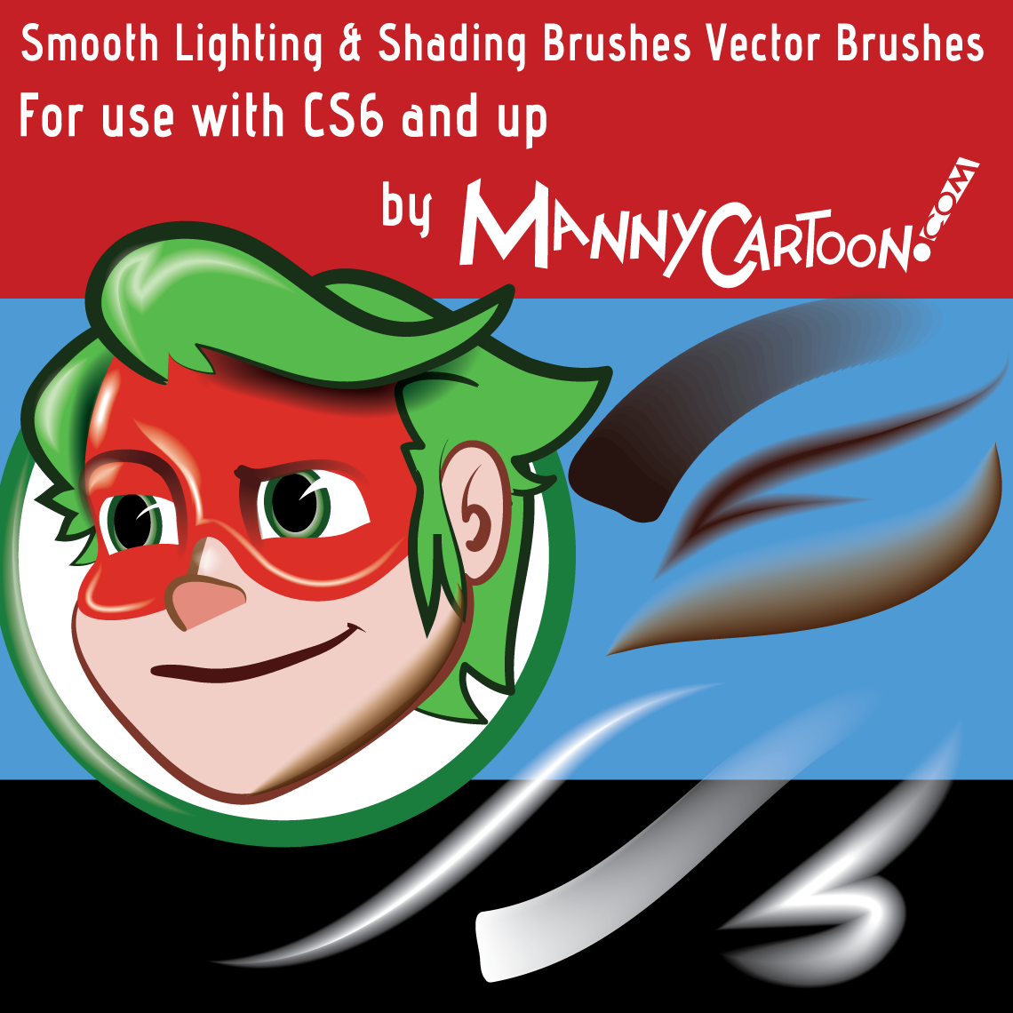 Smooth Lighting and Shading Vector Brushes