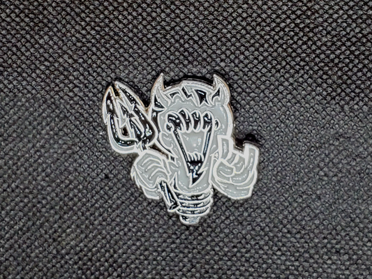 Bad Idea Black Metal Pin