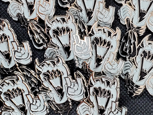 Bad Idea Black Metal Pin