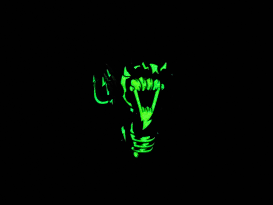 Glow in the Dark Bad Idea Devil Pin