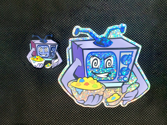 GLOW IN THE DARK TV and Cereal _Springfield Colorway