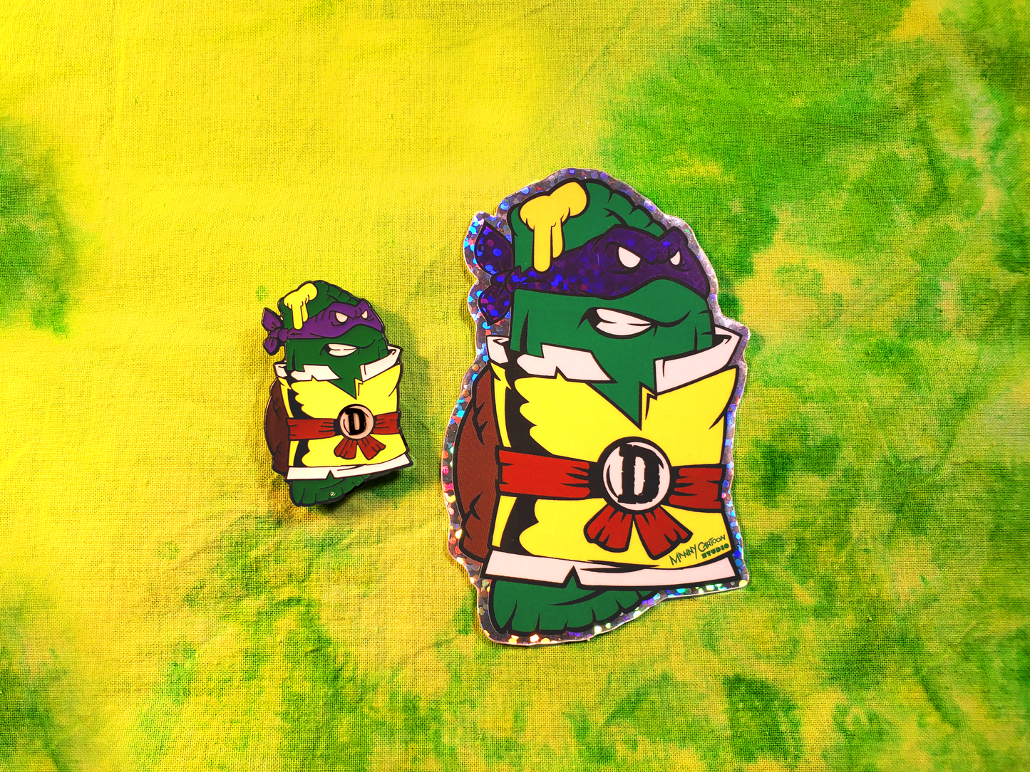 Turtle Pies Pin & Sticker Combo Pack