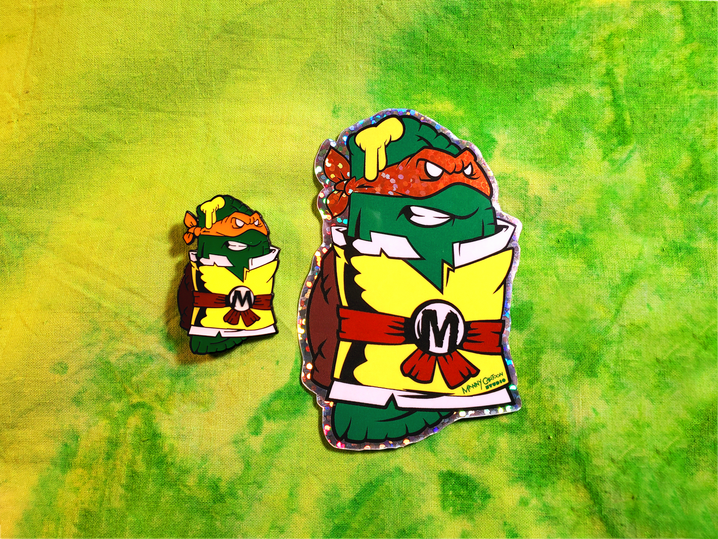 Turtle Pies Pin & Sticker Combo Pack