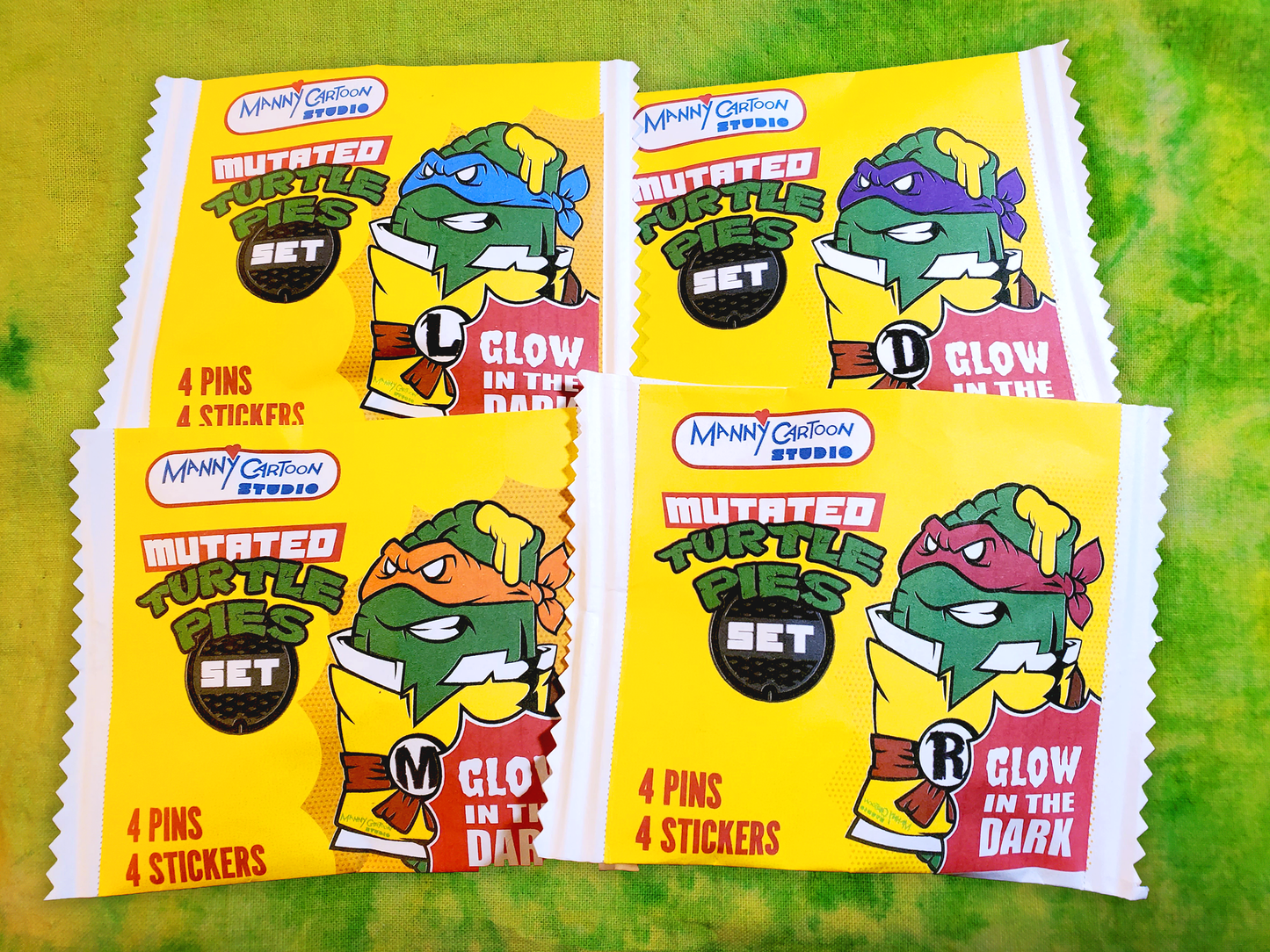 Turtle Pies Pin & Sticker Combo Pack